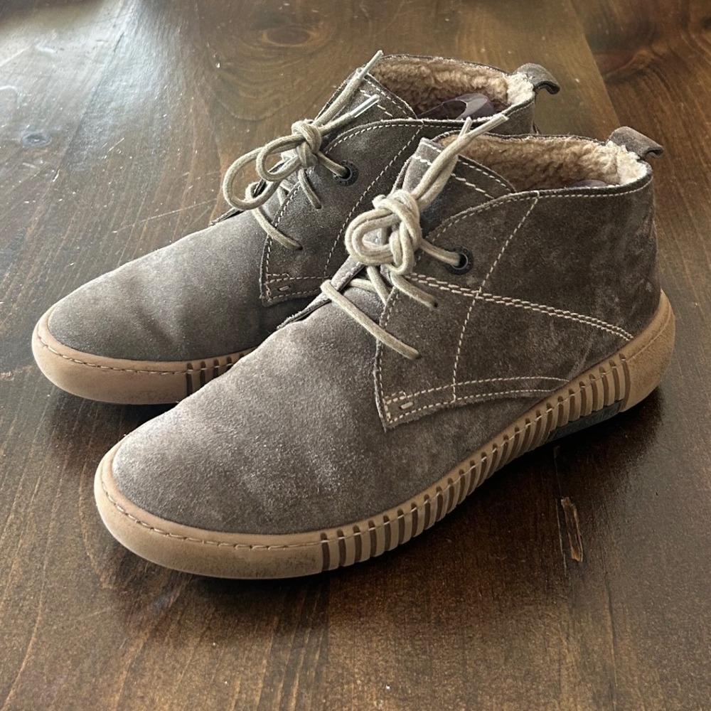 Josef Seibel Suede Chukka Boots 39 Lace Up Gorpcore Winter Cozy Germany Suede